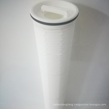 1 micron High flow pleated PP membrane water filter cartridge with favourable factory price